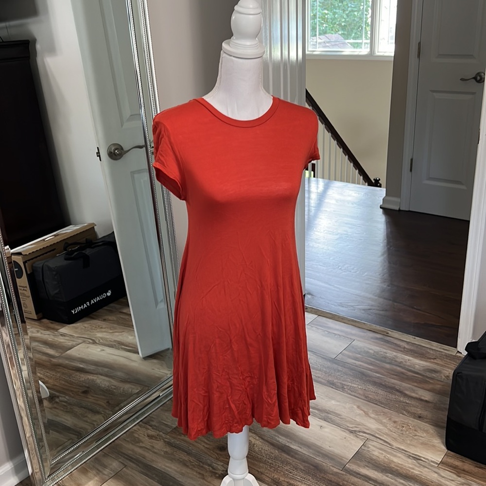 Nasty Gal Burnt Orange Mini Dress